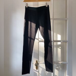 Club Monaco Black Leggings with Elastic Stay Up Waistband size Small